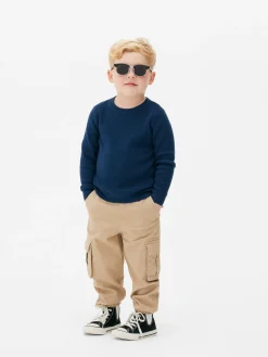 Pullover Und Cardigans|Primark Pullover Mit Waffelstruktur (kleine Jungen) Marineblau