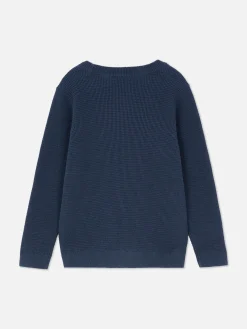 Pullover Und Cardigans|Primark Pullover Mit Waffelstruktur (kleine Jungen) Marineblau