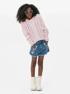 Pullover Und Cardigans|Primark Pullover Mit Zopfmuster Hellrosa