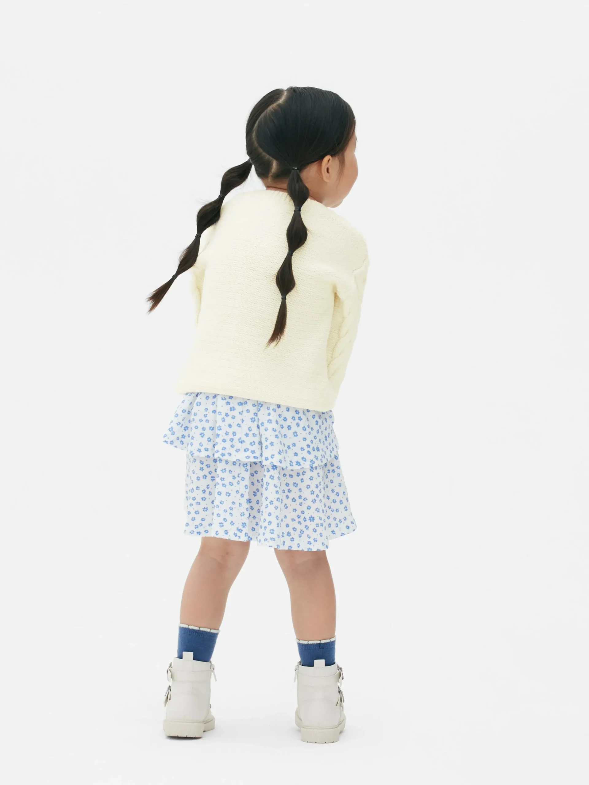 Pullover Und Cardigans|Primark Pullover Mit Zopfmuster Und Blumenstickerei Cremefarben