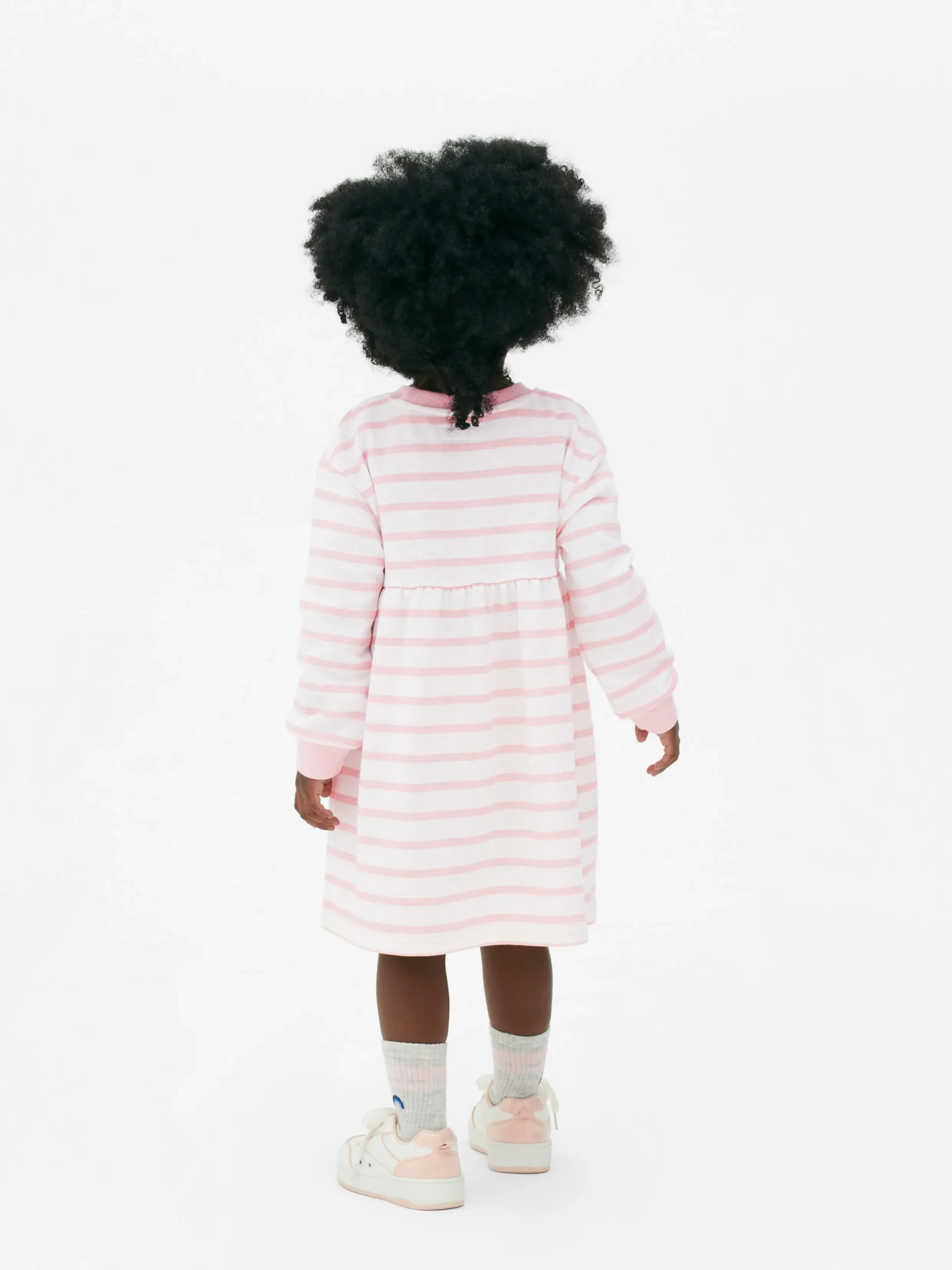 Kleider|Primark Pulloverkleid Mit Streifen Rosa