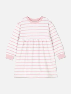 Kleider|Primark Pulloverkleid Mit Streifen Rosa