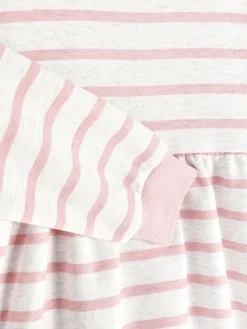 Kleider|Primark Pulloverkleid Mit Streifen Rosa