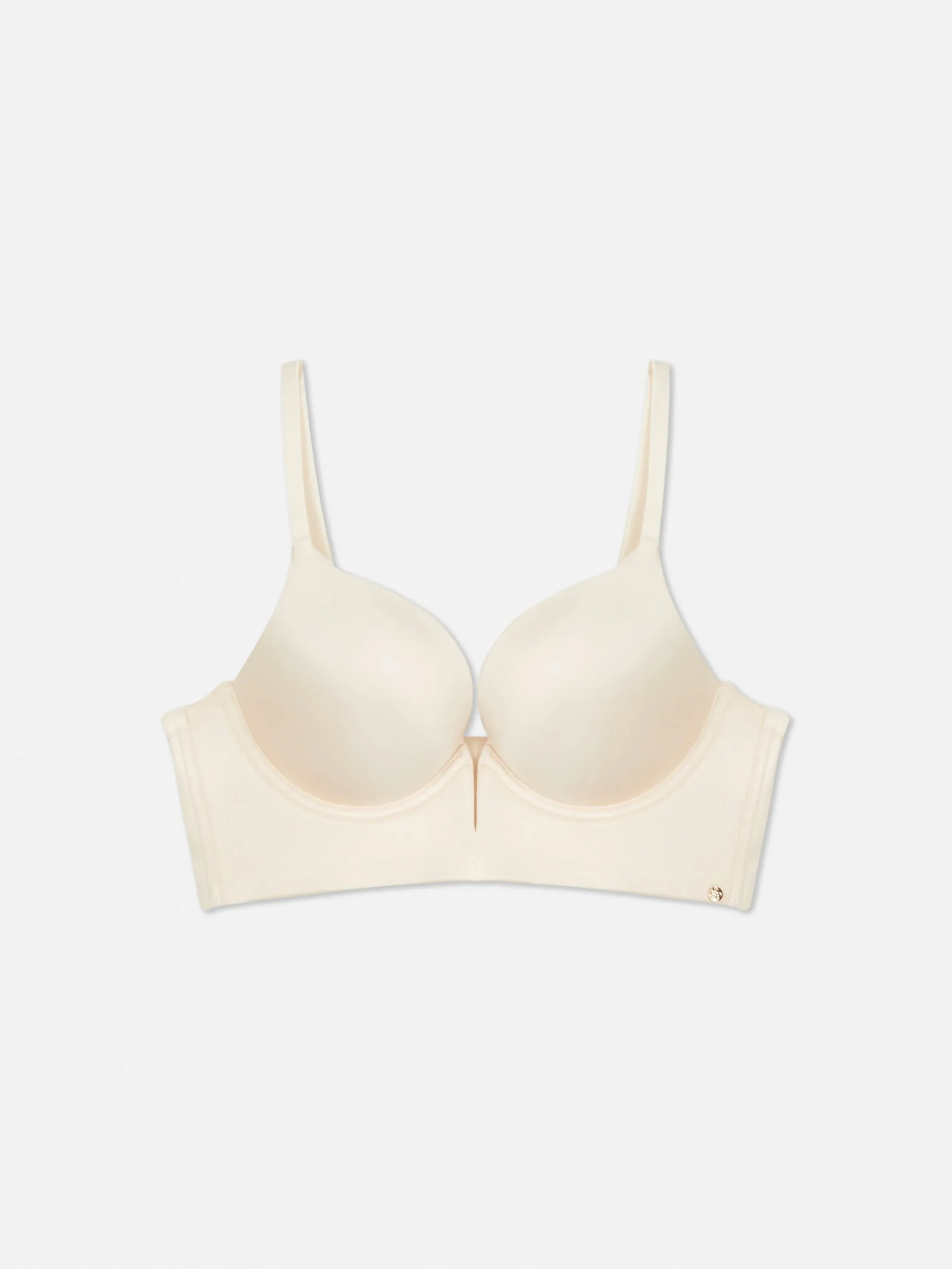 Shapewear|Primark Push-up-BH Mit Tiefem V-Ausschnitt Austerfarben