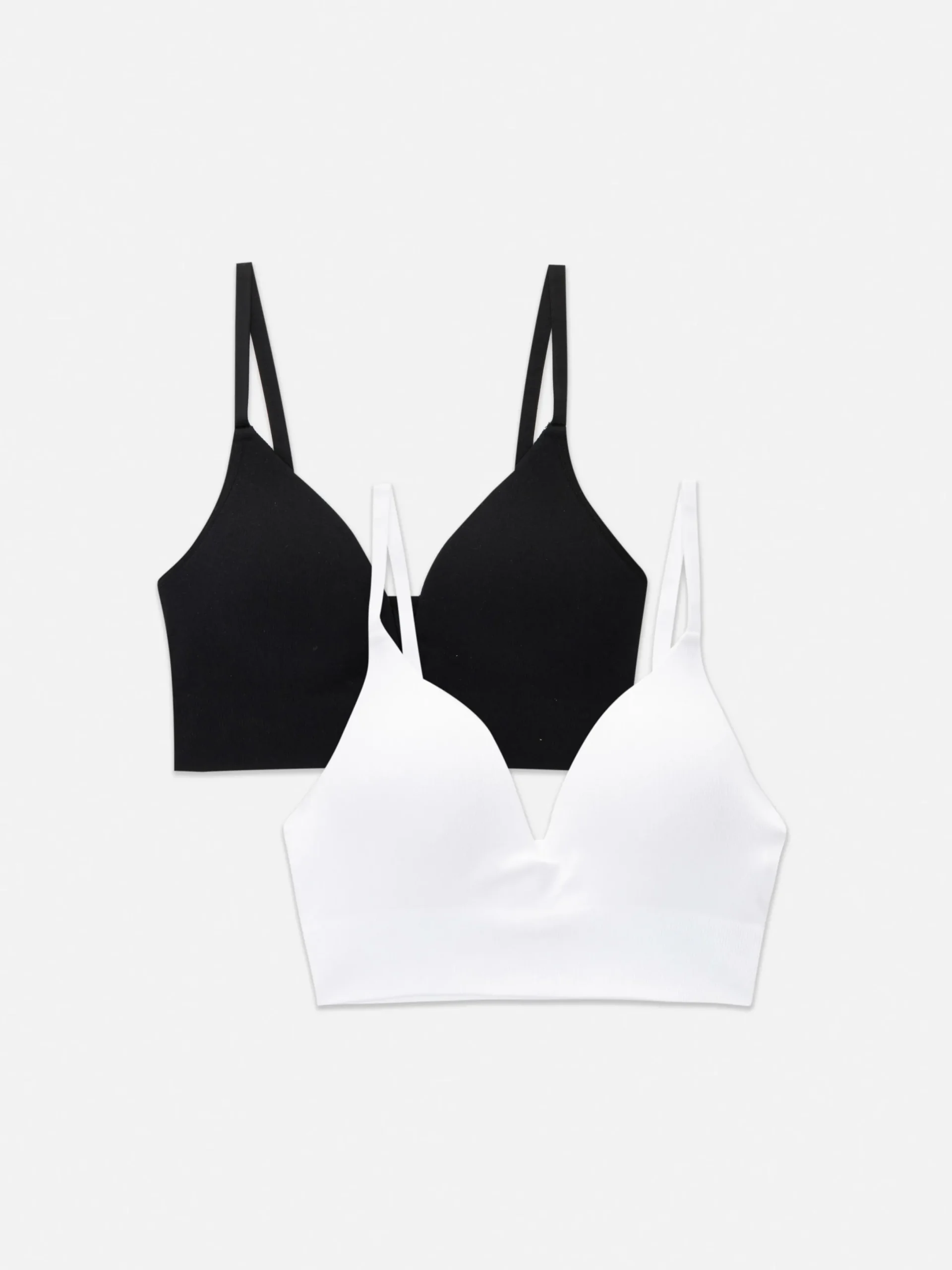 Bhs|Primark Push-up-BHs, 2er-Pack Schwarz