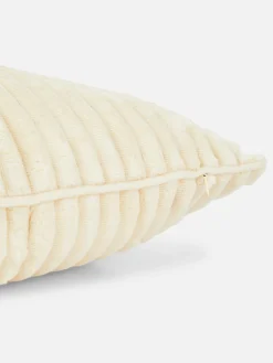 Kissen Und Bezüge|Primark Rechteckige Kissen Mit Rippenstruktur, 2er-Pack Cremefarben
