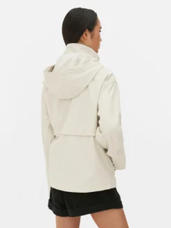 Jacken Und Mäntel|Primark Regenjacke Mit Kapuze Naturfarben