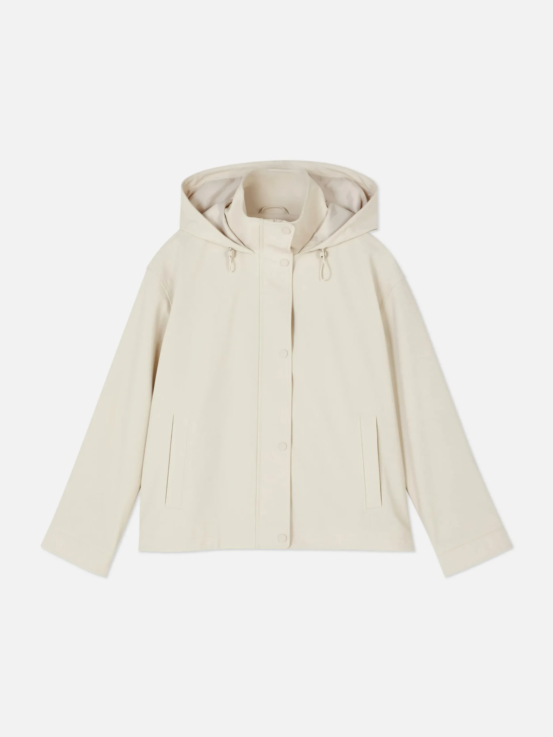 Jacken Und Mäntel|Primark Regenjacke Mit Kapuze Naturfarben