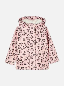 Jacken Und Mäntel|Primark Regenmantel Mit Herz-Motiv Rosa