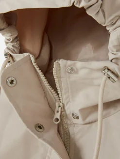 Jacken Und Mäntel|Primark Regenparka Mit Kordelzug Ecrufarben
