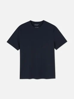 Tops Und T-Shirts|Primark Regular Fit Rundhals-T-Shirt Marineblau