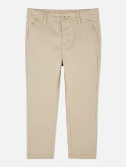 Hosen|Primark Regular-Fit-Chinohose Steinfarben