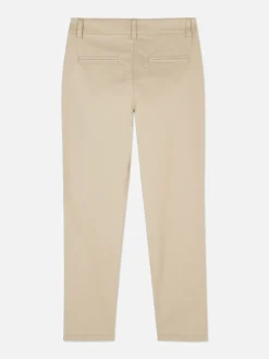 Hosen|Primark Regular-Fit-Chinohose Steinfarben