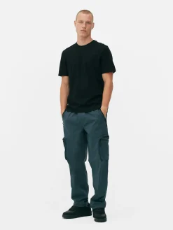 Tops Und T-Shirts|Primark Regular-Fit-T-Shirt Mit Rundhalsausschnitt Schwarz