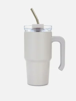 Tassen Und Becher|Primark Reisebecher Aus Edelstahl, 0,6 L Hellgrau