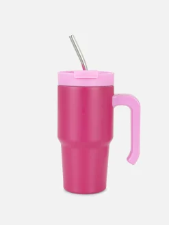 Tassen Und Becher|Primark Reisebecher Aus Edelstahl, 0,6 L Fuchsiafarben