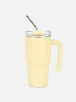 Tassen Und Becher|Primark Reisebecher Aus Edelstahl, 0,6 L Zitronengelb