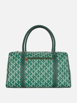 Reiseaccessoires|Primark Reisetasche Mit Monogramm Grün