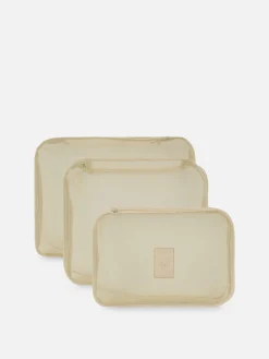 Reiseaccessoires|Primark Reisetäschchen, 3er-Pack Beige