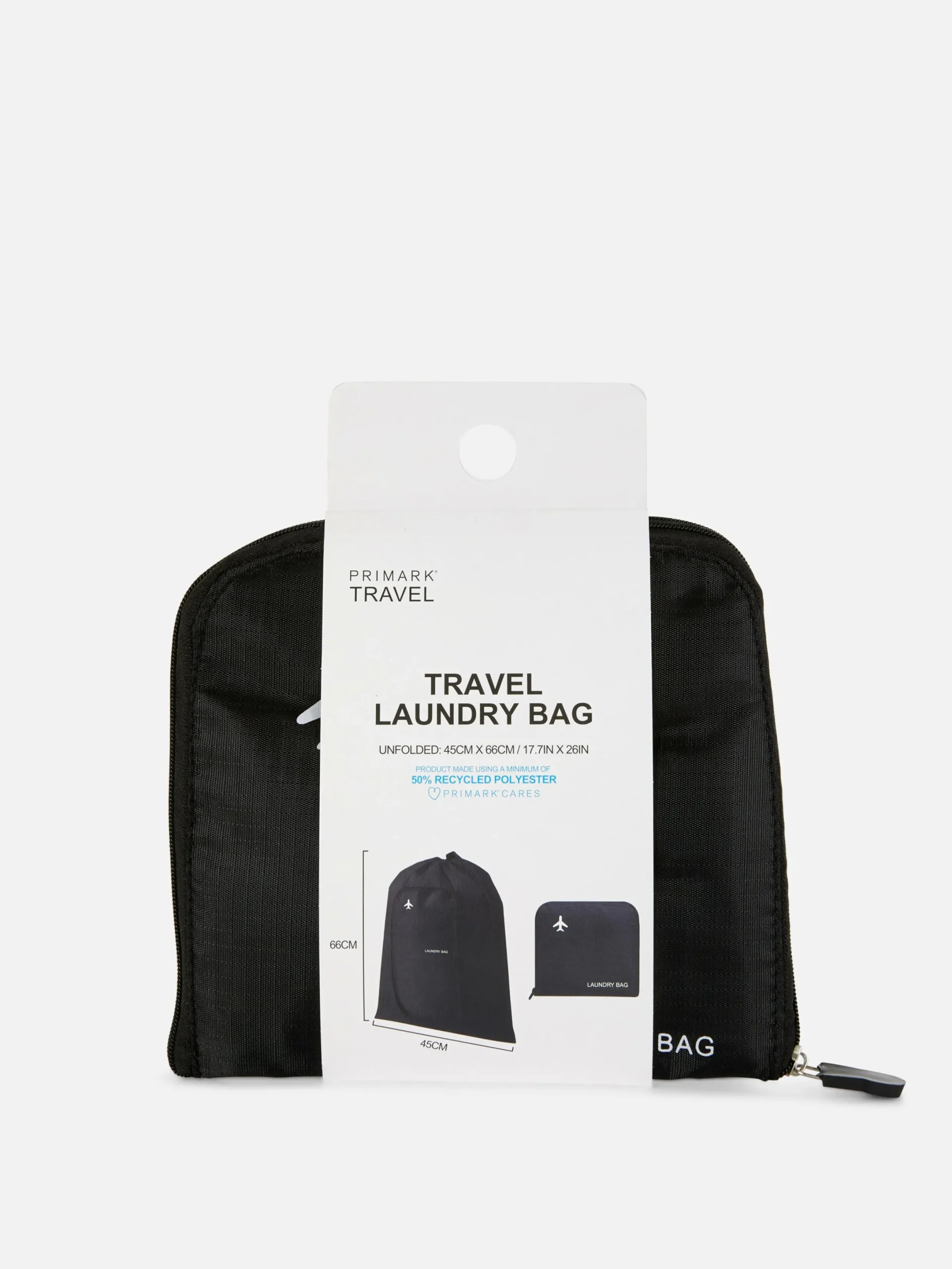 Reiseaccessoires|Primark Reise-Wäschesack Schwarz