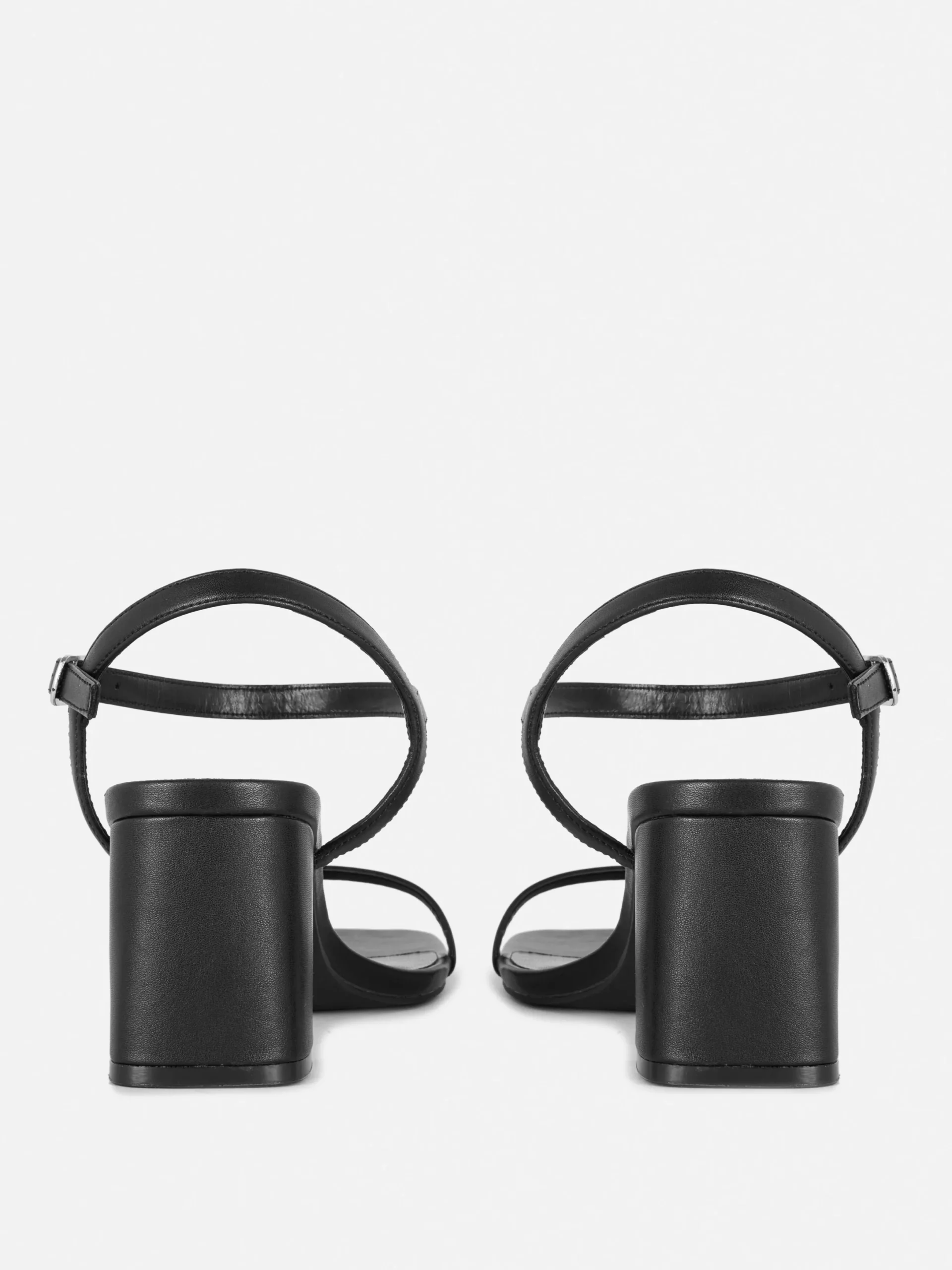 Heels|Primark Riemchensandaletten Mit Blockabsatz Schwarz