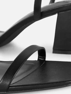 Heels|Primark Riemchensandaletten Mit Blockabsatz Schwarz