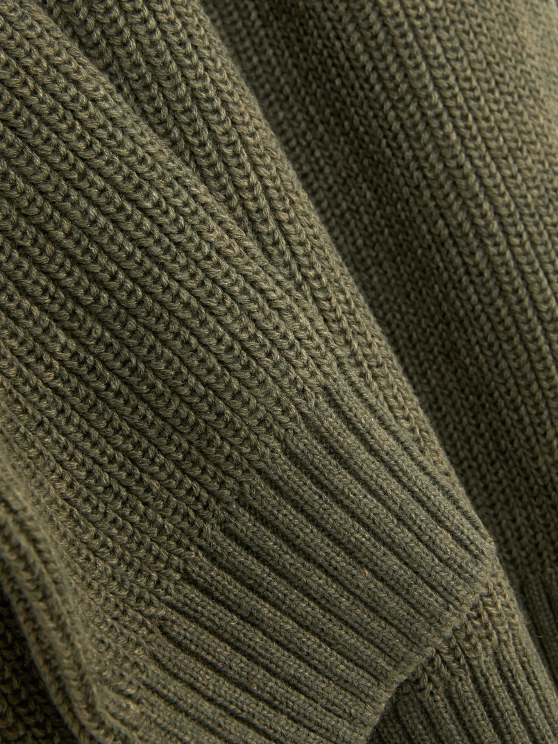 Pullover Und Cardigans|Primark Rippenstrick-Pullover Mit Reißverschluss Grün
