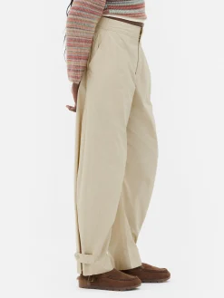 Hosen Und Leggings|Primark „Rita Ora“ Barrel-Hose Im Utility-Stil Steinfarben