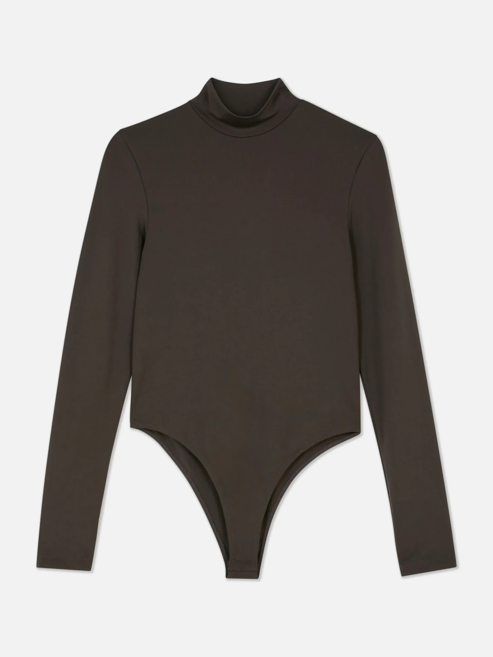 Tops Und T-Shirts|Primark „Rita Ora“ Body Mit Hohem Kragen Braun