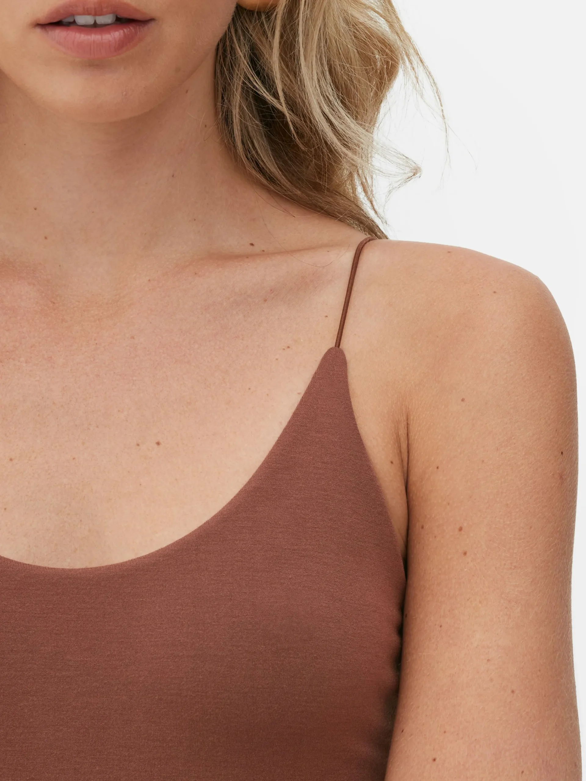 Tops Und T-Shirts|Primark „Rita Ora“ Body Mit U-Ausschnitt In Slim-Fit Braun