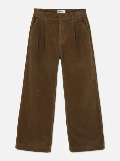 Denim|Hosen Und Leggings|Primark „Rita Ora“ Cordhose Mit Weitem Bein Braun