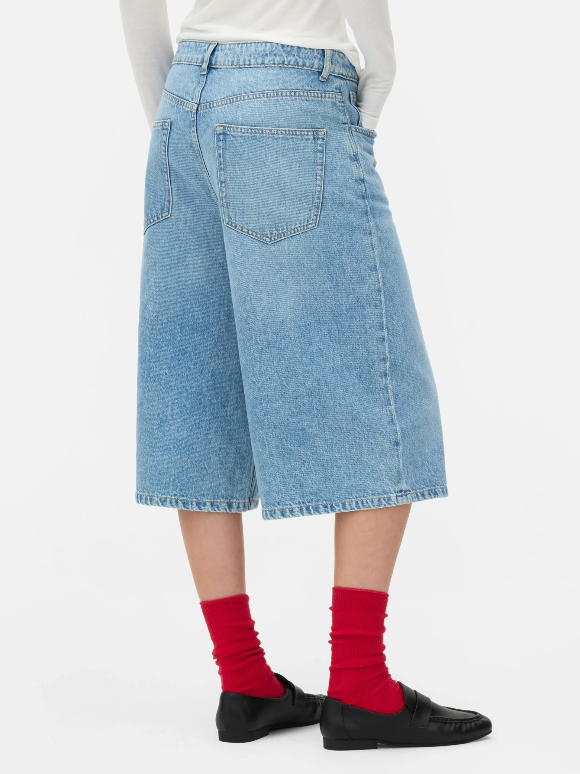 Shorts|Denim|Primark „Rita Ora“ Denim-Bermudashorts Mittelblau