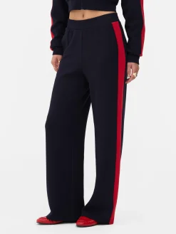 Hosen Und Leggings|Primark „Rita Ora“ Jogginghose Mit Weitem Bein Marineblau