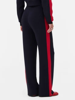 Hosen Und Leggings|Primark „Rita Ora“ Jogginghose Mit Weitem Bein Marineblau
