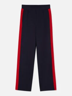 Hosen Und Leggings|Primark „Rita Ora“ Jogginghose Mit Weitem Bein Marineblau