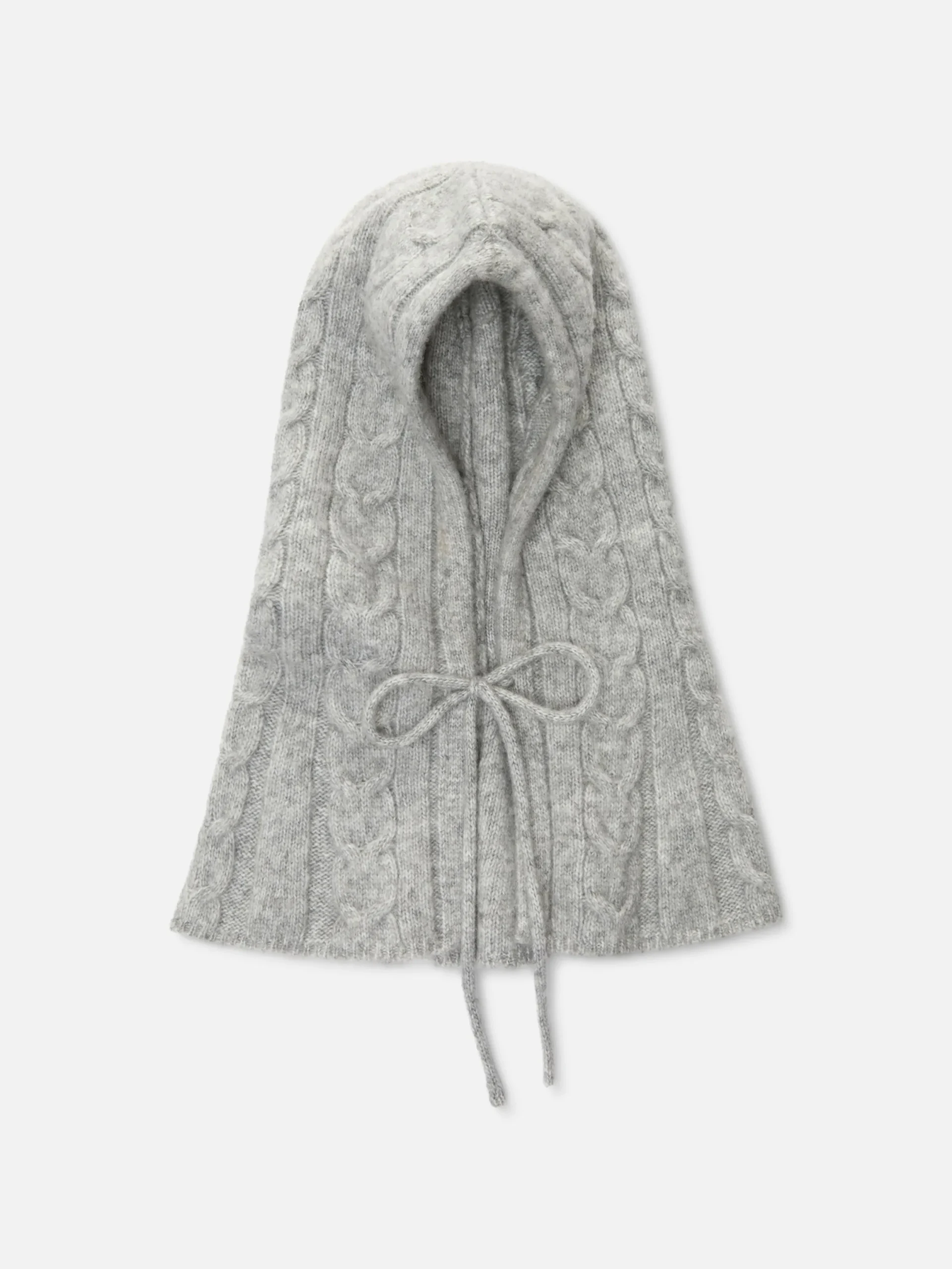 Mützen, Handschuhe Und Schals|Primark „Rita Ora“ Kapuze Mit Zopfmuster Dunkelgrau