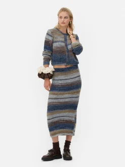 Röcke|Primark „Rita Ora“ Midirock Mit Space-Dye-Muster Multi