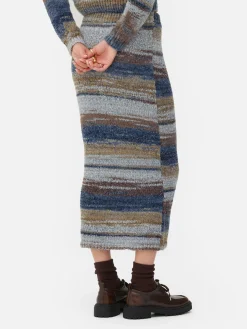 Röcke|Primark „Rita Ora“ Midirock Mit Space-Dye-Muster Multi