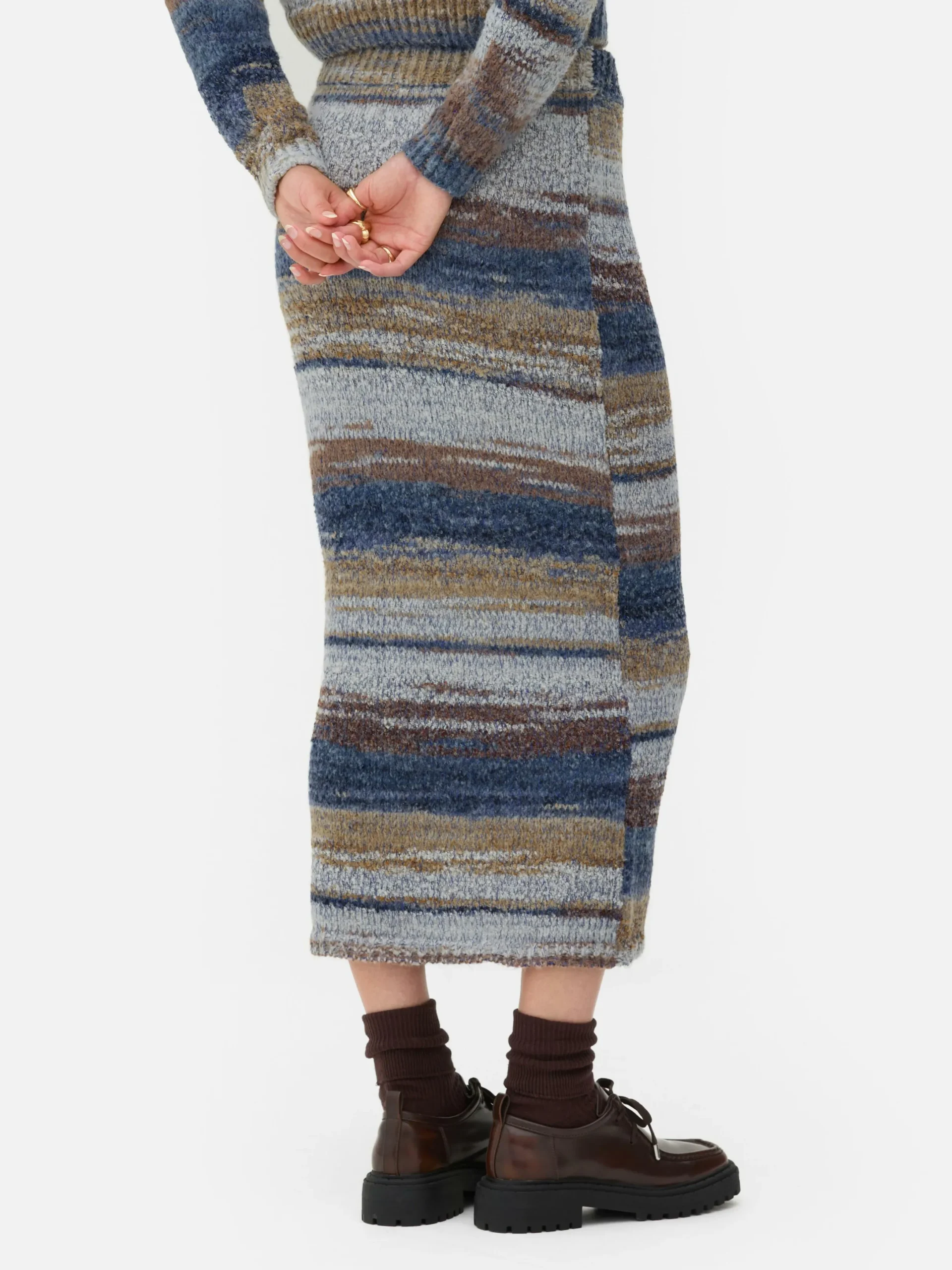 Röcke|Primark „Rita Ora“ Midirock Mit Space-Dye-Muster Multi