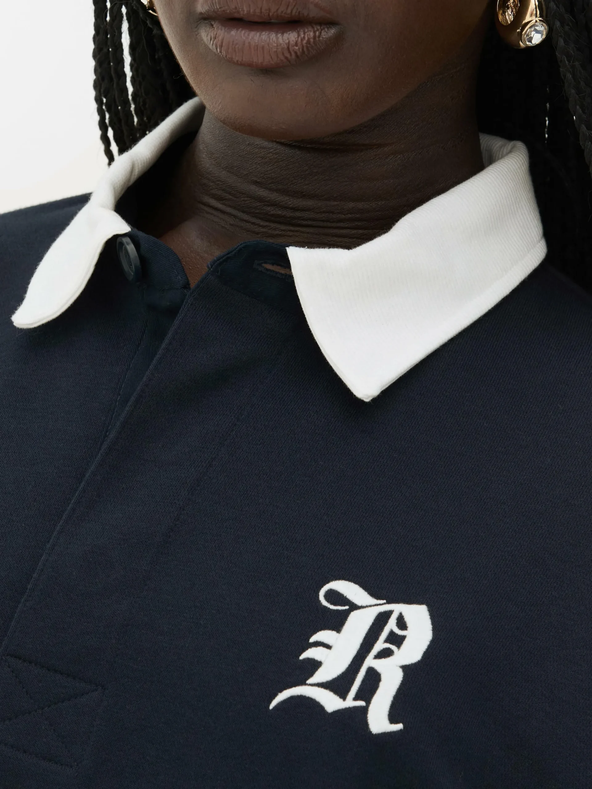 Tops Und T-Shirts|Primark „Rita Ora“ Polo-Sweatshirt Im Oversized-Look Marineblau