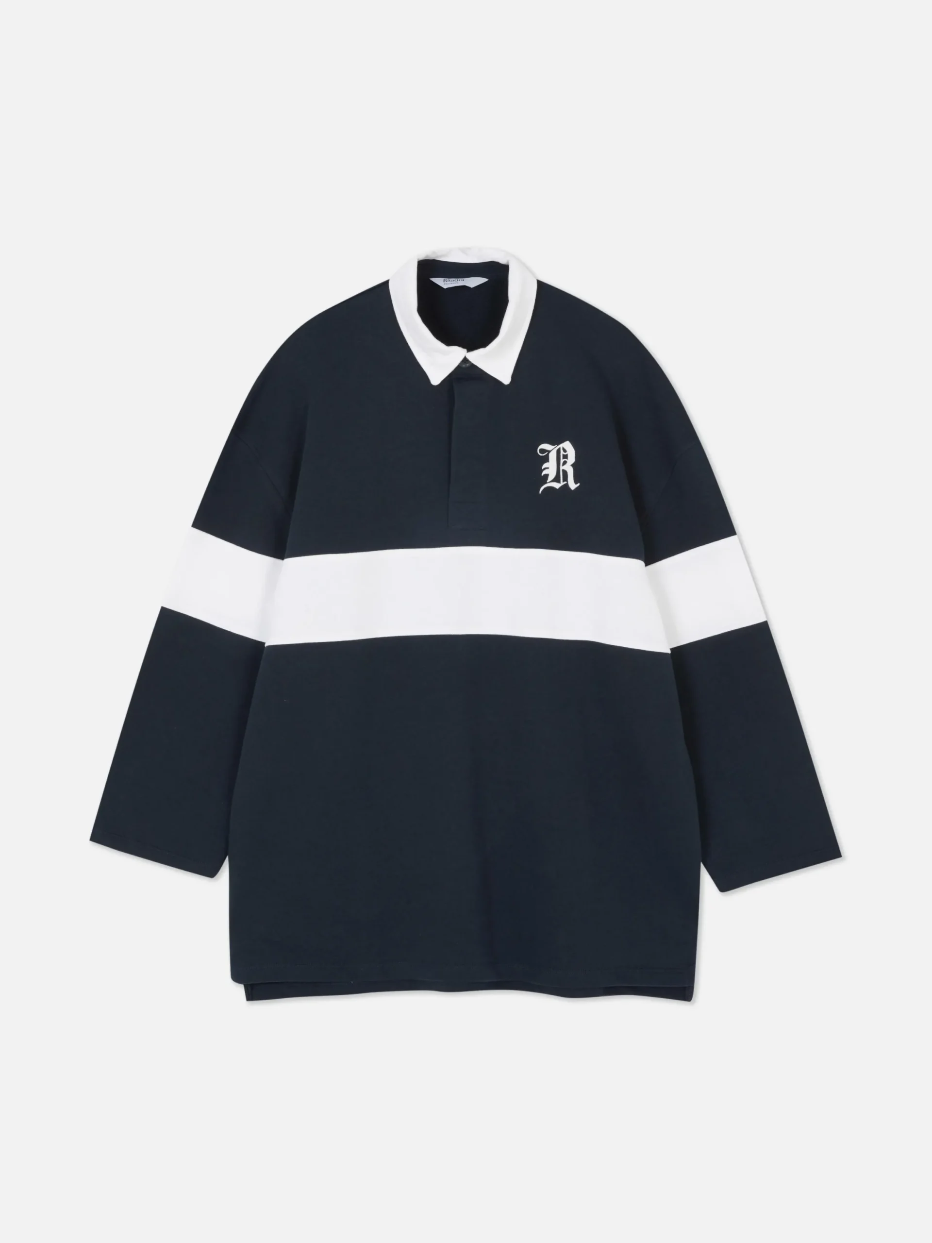 Tops Und T-Shirts|Primark „Rita Ora“ Polo-Sweatshirt Im Oversized-Look Marineblau