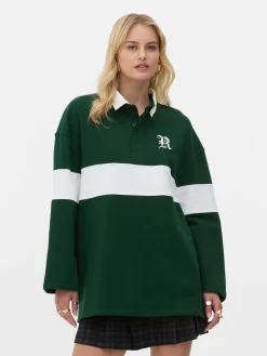 Tops Und T-Shirts|Primark „Rita Ora“ Polo-Sweatshirt Im Oversized-Look Grün