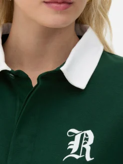 Tops Und T-Shirts|Primark „Rita Ora“ Polo-Sweatshirt Im Oversized-Look Grün