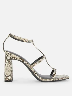 Heels|Primark „Rita Ora“ Sandaletten Mit Blockabsatz Multi