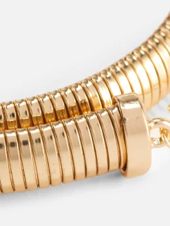 Schmuck|Primark „Rita Ora“ Schlangen-Halskette Gelb