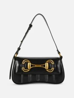 Taschen Und Portemonnaies|Primark „Rita Ora“ Schultertasche Mit Trense Schwarz