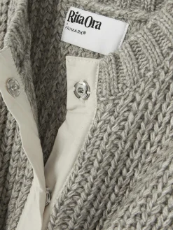 Pullover Und Cardigans|Primark „Rita Ora“ Strickweste Grau
