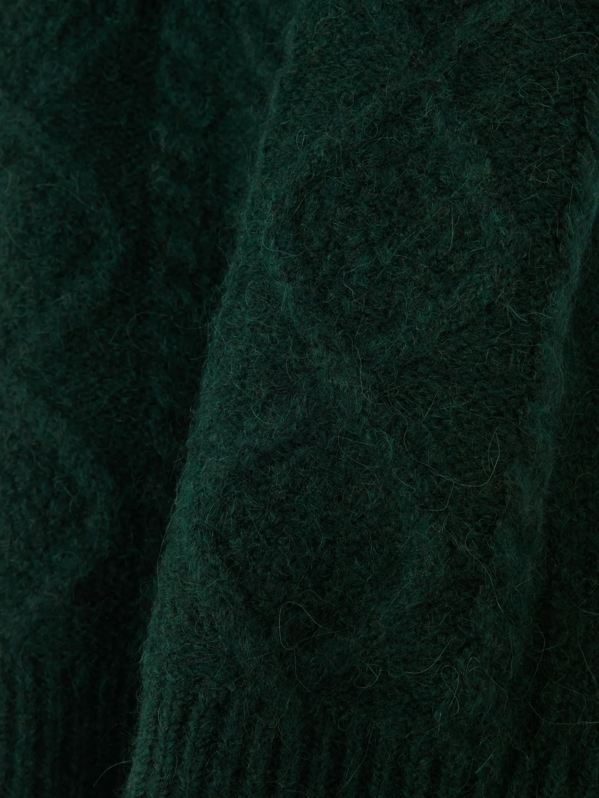 Pullover Und Cardigans|Primark „Rita Ora“ Strickweste Mit Zopfmuster Dunkelgrün