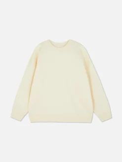 Hoodies Und Sweatshirts|Primark „Rita Ora“ Sweatshirt Im Oversized-Look Cremefarben