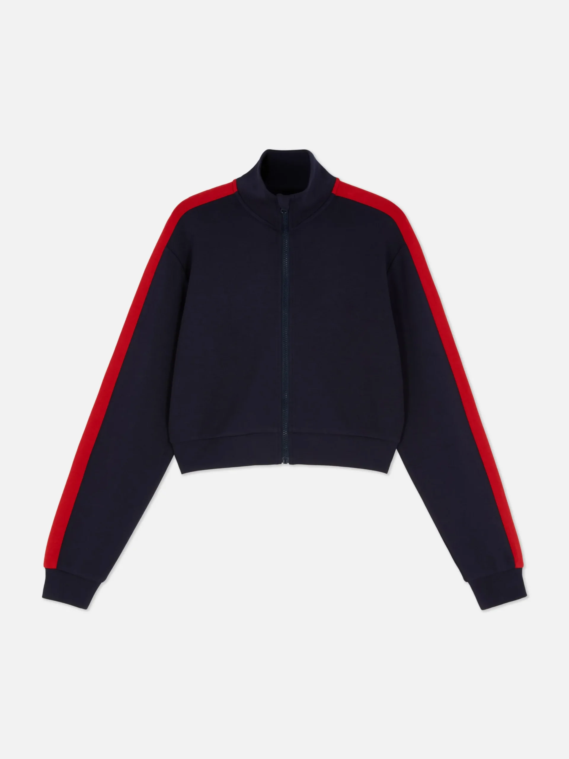 Hoodies Und Sweatshirts|Primark „Rita Ora“ Sweatshirt Mit Trichterkragen Und Reißverschluss Marineblau